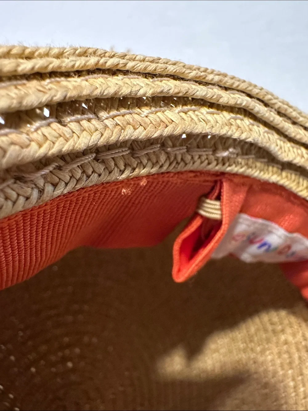 Sunny Dayz Youth Tan Straw Sun Hat with Accent Band